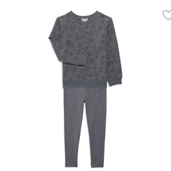 SPLENDID Little Girl's 2-Piece Floral Print Sweatshirt &
Leggings Set $58 - Picture 2 of 5
